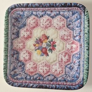 Vintage "Always My Daughter" Series Quilt Collectible Plates by Mary Ann Lasher